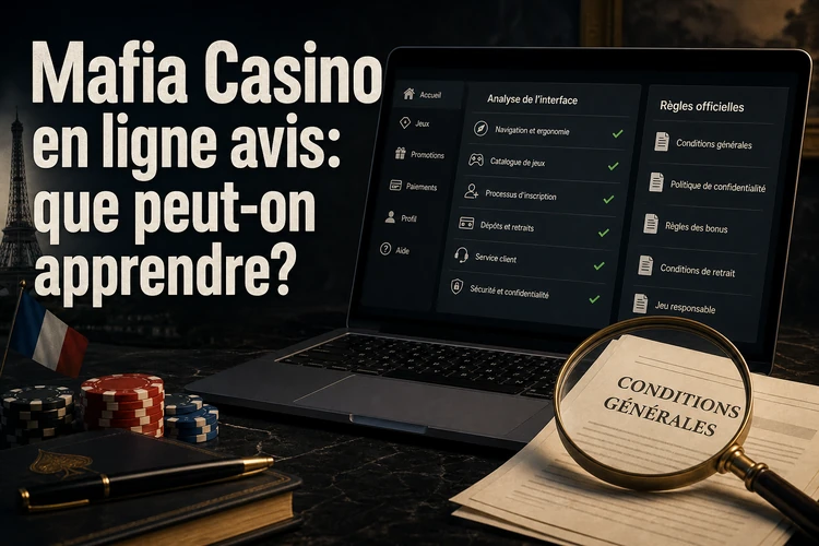 Mafia Casino en ligne avis: que peut-on apprendre?