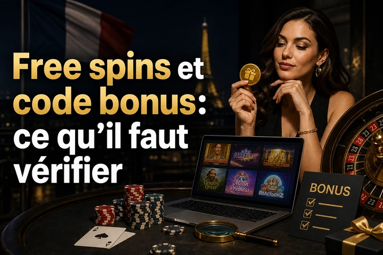 Free spins et code bonus: ce qu’il faut vérifier