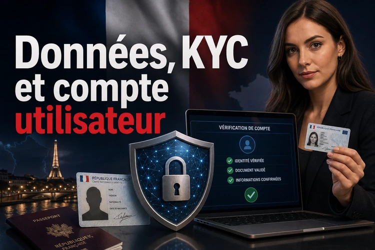 Données, KYC et compte utilisateur
